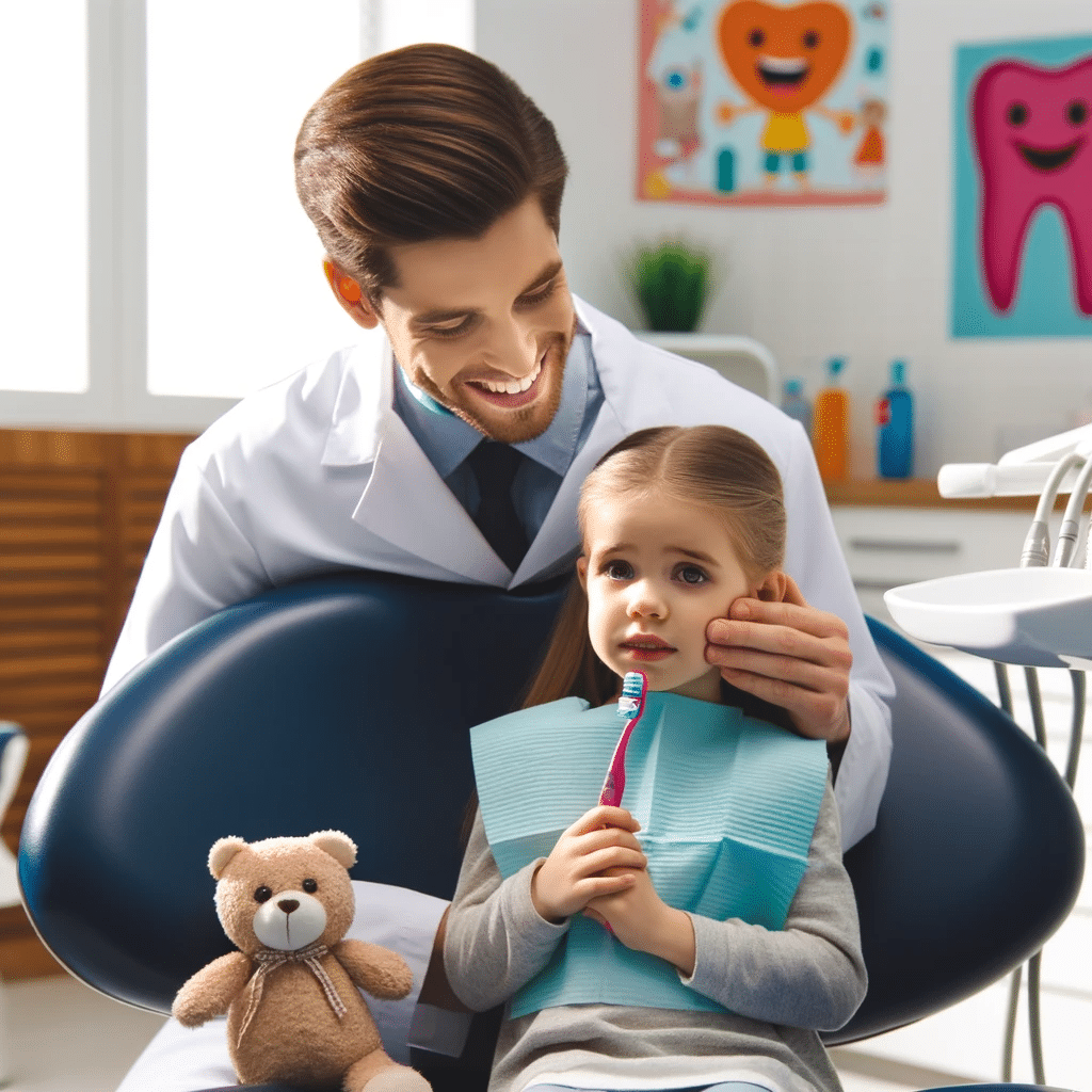 Child not coping with dental treatment