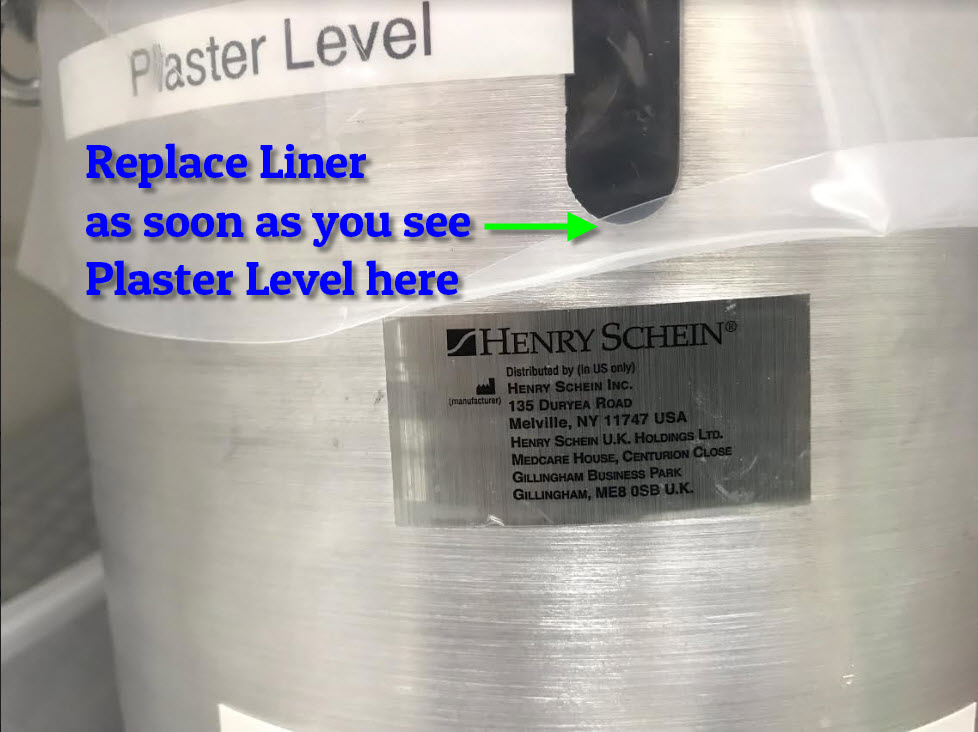 Level of Plaster in the Pail