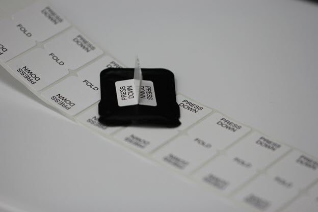 Film of a bitewing radiograph